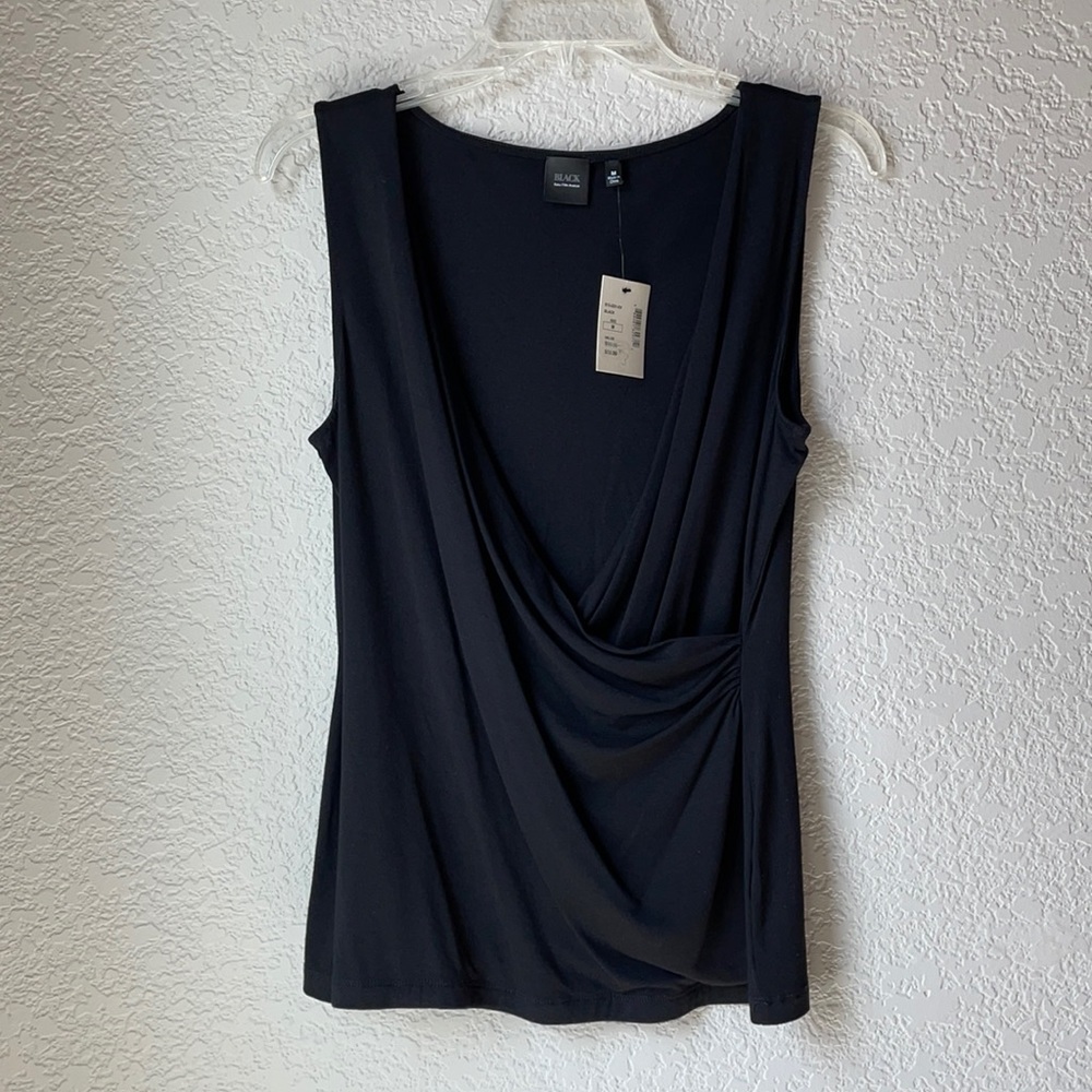 NWT Black Saks Fifth Avenue blouse